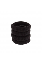 Elastice negre simple pentru păr