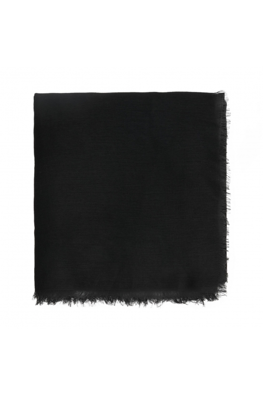 Pashmina neagră tip șal, dimensiune mare