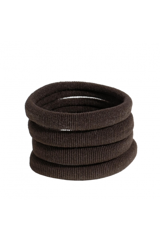 Elastice de păr maro cu design simplu