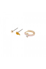 Set cercei mici multicolori Kiss Collection