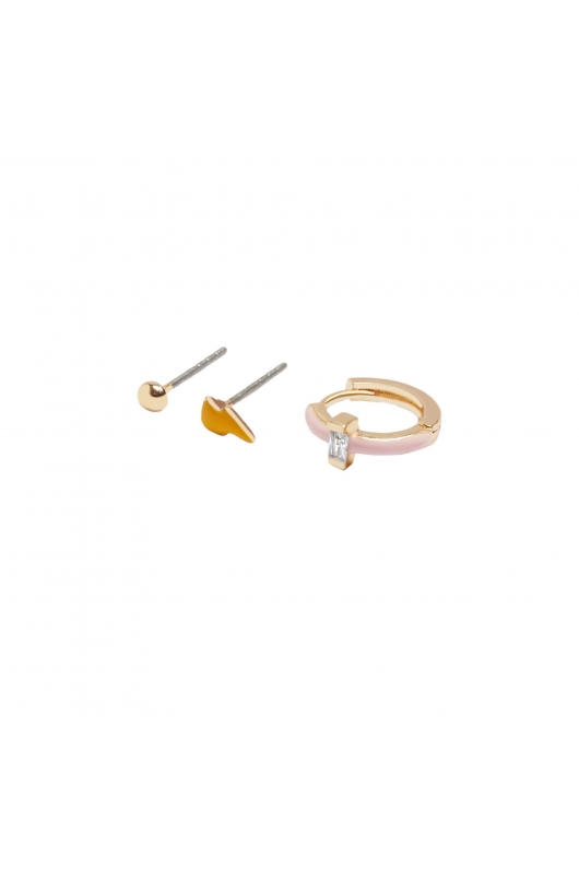Set cercei mici multicolori Kiss Collection
