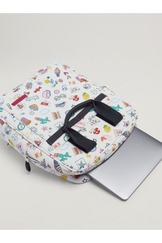 PRINTED BACKPACK FOR 13” LAPTOP