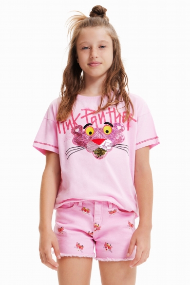 TRICOU ROZ PINK PANTHER