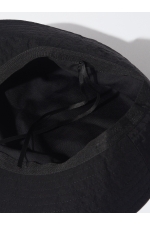 Pălărie bucket neagră waterproof cu boruri largi