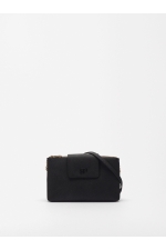 Geantă crossbody neagră cu curea ajustabilă