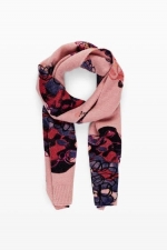 FULAR multicolor cu imprimeu Arty