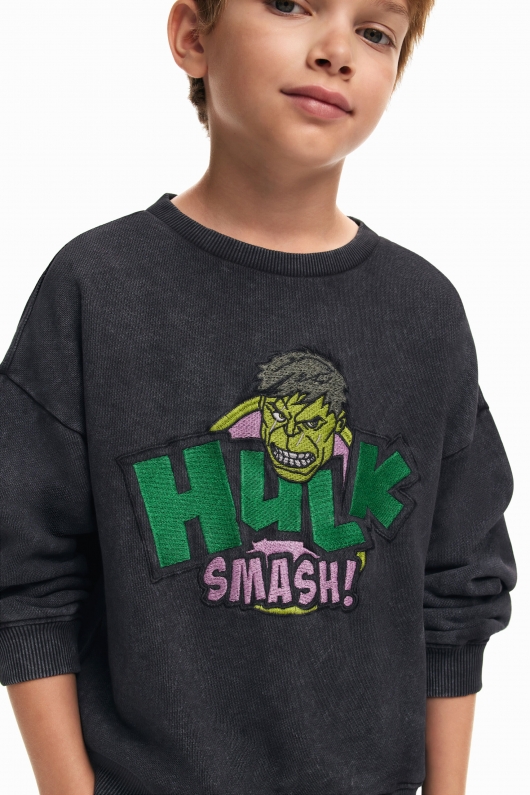 Hanorac sport verde cu glugă Hulk