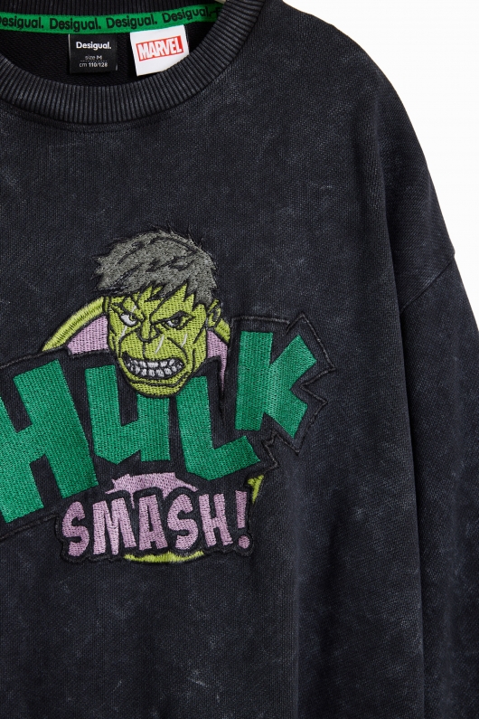 Hanorac sport verde cu glugă Hulk