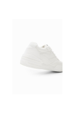 Sneakers retro multicolori cu platformă joasă
