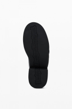 Cizme lungi negre peste genunchi stil Chelsea