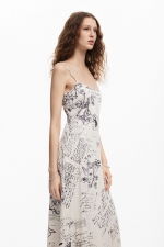 ROCHIE LUNGA CU PRINT TEXT