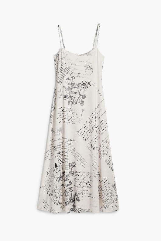 ROCHIE LUNGA CU PRINT TEXT