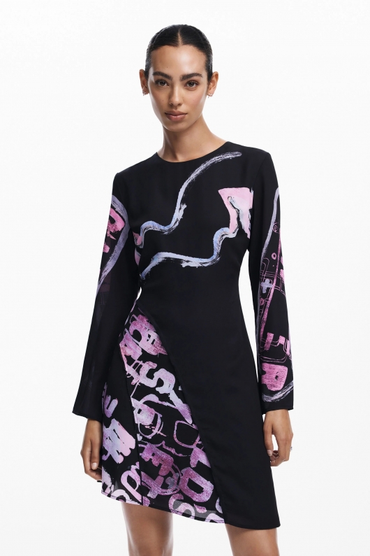 Rochie cămașă midi cu imprimeu floral multicolor