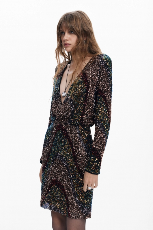 ROCHIE ELEGANTA, CU PAIETE