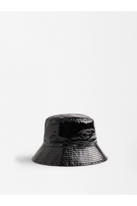 Pălărie bucket reversibilă alb-negru