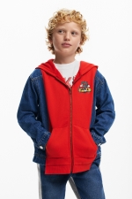 Hanorac negru oversize cu glugă