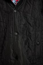Jachetă puffer reversibilă cu glugă și fermoar