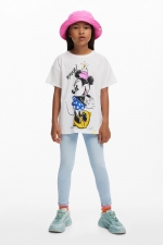 Tricou alb copii cu imprimeu Minnie Mouse