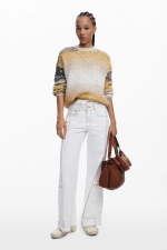 Pulover casual in degradee