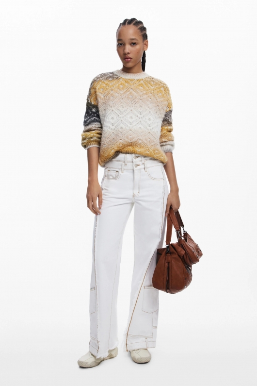 Pulover casual in degradee