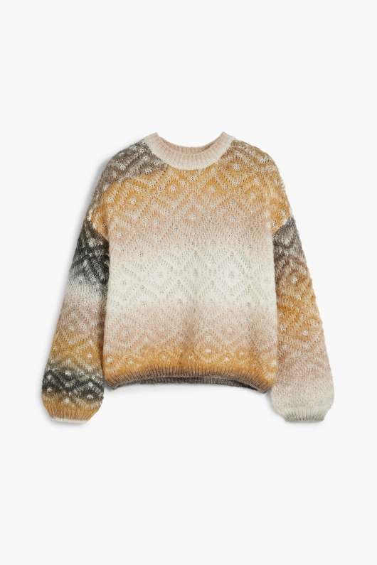 Pulover casual in degradee
