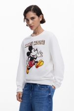 Hanorac negru cu glugă și imprimeu Mickey Mouse™