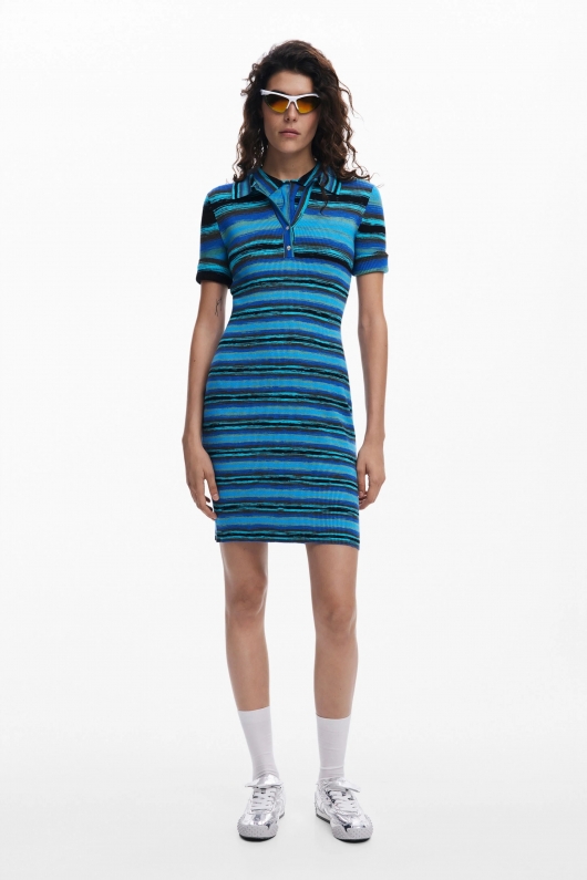 Rochie polo cu dungi