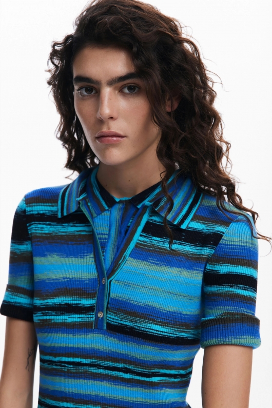 Rochie polo cu dungi