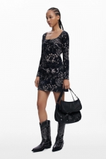 Rochie mini cu print floral