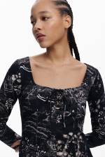Rochie mini cu print floral
