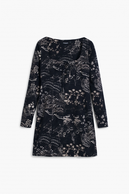 Rochie mini cu print floral