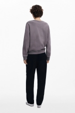 Pantaloni negri utility cu croială dreaptă