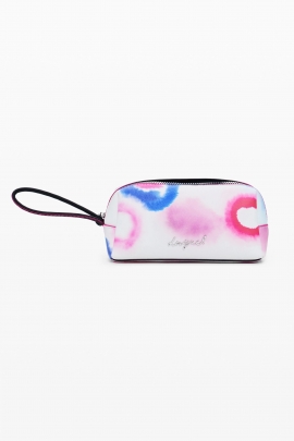 Portfard mic cu imprimeu tie-dye și fermoar