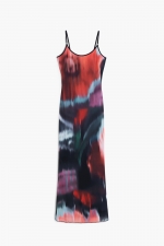 Rochie midi cu bretele și print floral