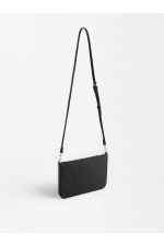 Geantă crossbody neagră cu textură distinctivă