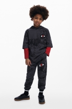 Pantaloni jogger gri cu imprimeu Spiderman™