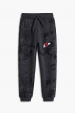 Pantaloni jogger gri cu imprimeu Spiderman™