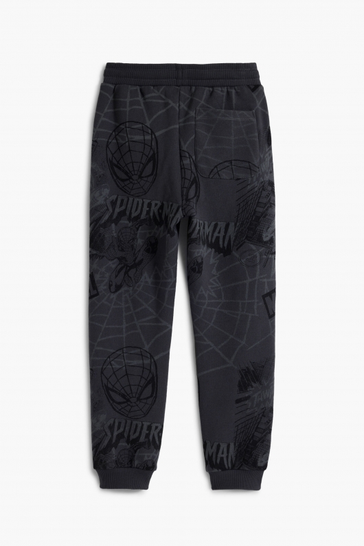 Pantaloni jogger gri cu imprimeu Spiderman™