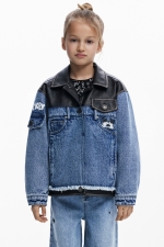 Jachetă denim cu imprimeu Mickey Mouse™
