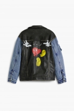 Jachetă denim cu imprimeu Mickey Mouse™