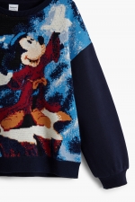 Hanorac negru cu broderie Mickey Mouse™