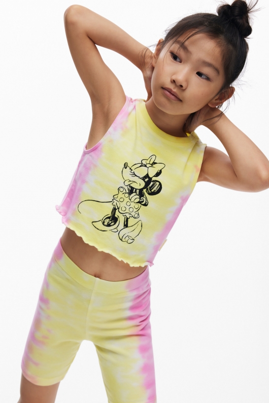 Top tie-dye Minnie Mouse fără mâneci