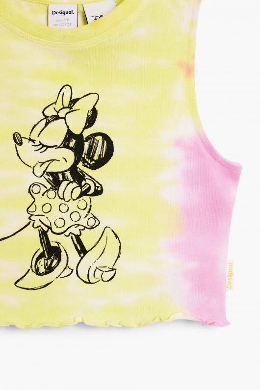 Top tie-dye Minnie Mouse fără mâneci