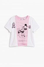 Tricou multicolor cu imprimeu Minnie Mouse