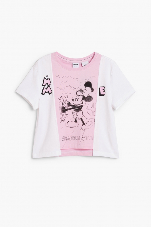 Tricou multicolor cu imprimeu Minnie Mouse