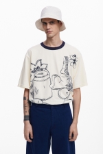 Pantaloni cargo bleumarin cu buzunare mari