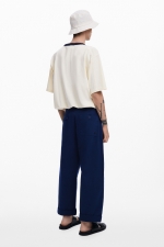 Pantaloni cargo bleumarin cu buzunare mari