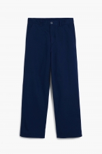 Pantaloni cargo bleumarin cu buzunare mari