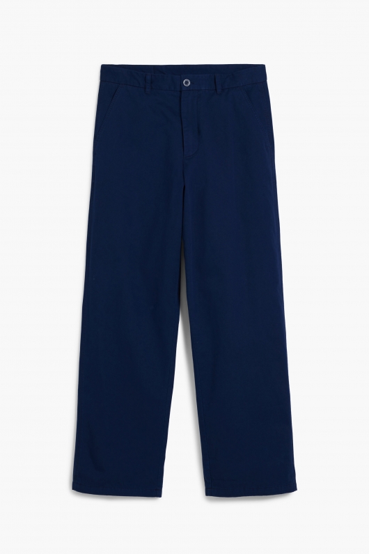Pantaloni cargo bleumarin cu buzunare mari
