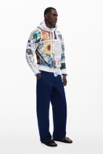 Hanorac sport multicolor cu imprimeu floral